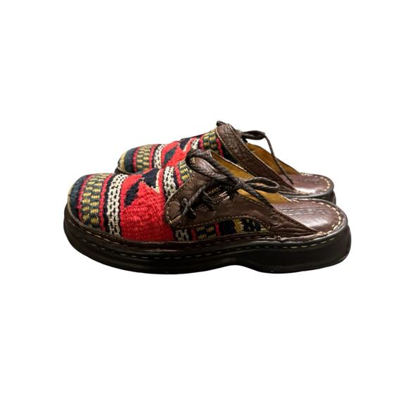 Born Slip Ons Multicolored and Leather Size 8 - Picture 2 of 11